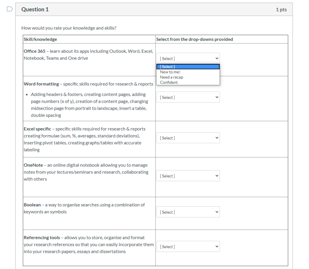Canvas: Multiple Dropdowns