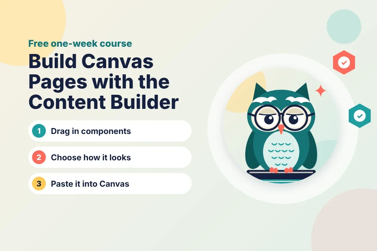 Build Canvas Pages with the Content Builder